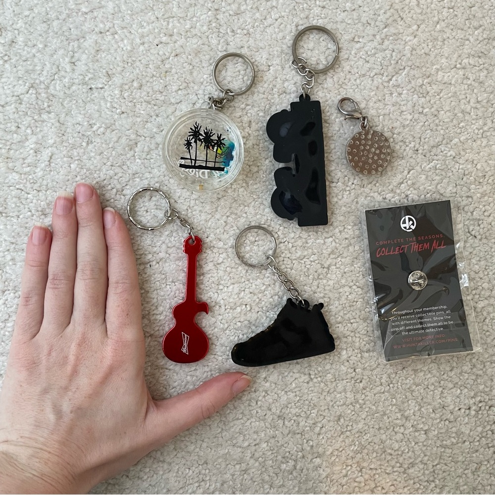 Colorful Keychains and a Pin Bundle (6) - Picture 3 of 3